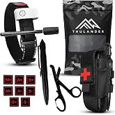 Tactical Tourniquet Pack with Aluminium Rod &ndash; Emergency Kit for Survival Use Military Police and First Aid IFAK Hemorrhage Co