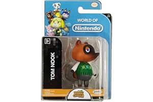 JAKKS PACIFIC World of Nintendo Figura de acción de Tom Nook 2,5 Inch