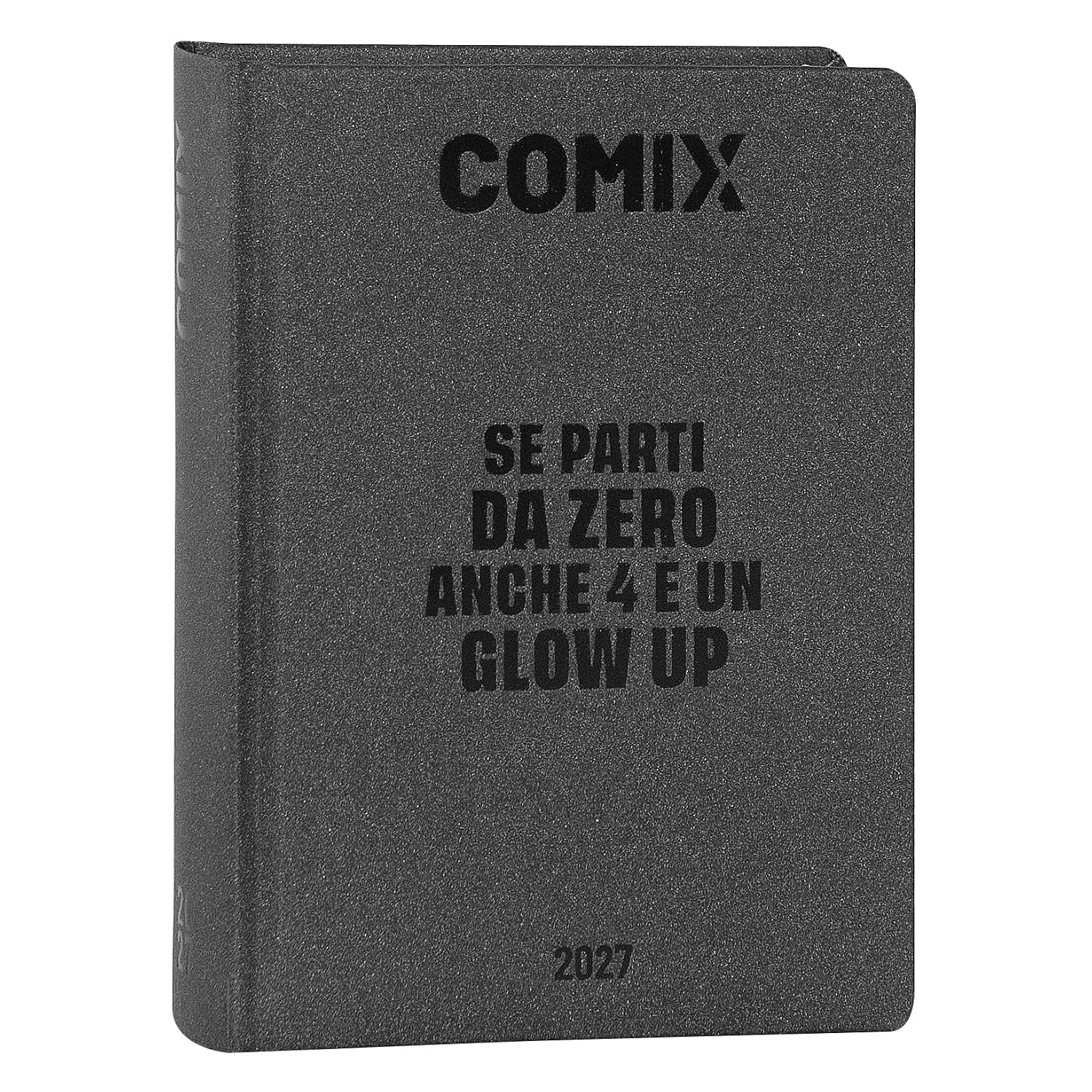 COMIX - Agenda 2027 Giornaliera 16 Mesi, Diario per Scuole Medie e Superiori, con Copertina Rigida, 576 Pagine con Grafiche e Fumetti, Ideale per Ragazzi e Ragazze, 13x17,8 cm