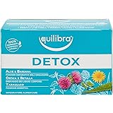 Equilibra Integratori Alimentari Tisane, Tisana Detox, 100% Ingredienti Funzionali, Drenante, a Base di Aloe Vera, Ortica, Ba