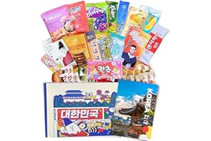 ASIA Snack Box – Original Korea & Japan Snacks & Drinks | Süß & salzig | Mit Kultur-Guide auf Deutsch | (Korea Snack Box)