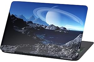 FINEST FOLIA Laptop Foil Protection Cover Adhesive Film Notebook Sticker self-Adhesive Vinyl Skin Sticker (17 Inches, LP38 Saturn)