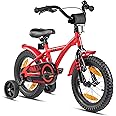 Prometheus kids bike 14 inch boys and girls from 3 to 4 years and above kids bicycle BMX model 2021 in red black