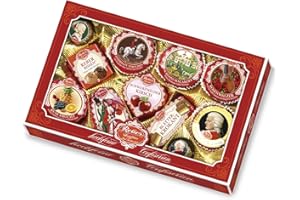 ‎REBER Reber Spezialitäten-Kassette, Pralinen, Mozart-Kugel, Constanze-Mozart-Kugel, Marzipan, Pasteten, Nougat, Tolles Geschenk, 11er-Packung, 1 x 380 g