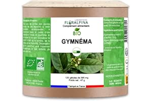 FLORALPINA Gymnéma 120 Gélules – Cure 30 Jours – Feuilles de Gymnema Sylvestris – Peut Contribuer à Réguler la Glycémie et Réduire les Envies Sucrées | Conditionnée en France, RUE DES PLANTES