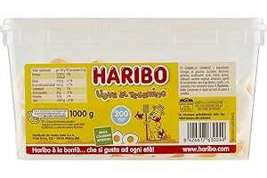 Haribo Uova al Tegamino, Caramelle Gommose a Forma di Uova, Gusto Frutta, Ideali per Feste e Dolci Momenti di Relax - Circa 200 Pezzi [1000gr]