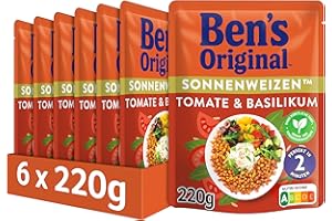 ‎BEN'S ORIGINAL BEN'S ORIGINAL™ Express Reis Sonnenweizen Tomate Basilikum 6 x 220g