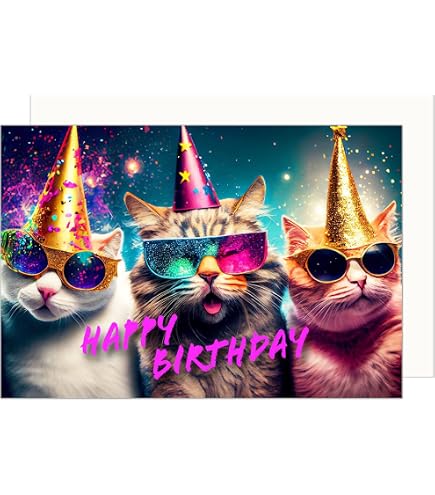 Carte Postale Vintage Chats R466957 - Anniversaire