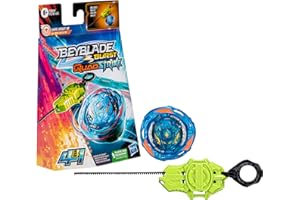 Beyblade Burst QuadStrike, Starter Pack avec toupie de compétition Whirl Knight K8 et Lanceur