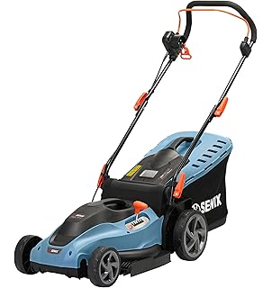 Hecht Elektro Rasenmaher 1233 Elektro Maher 1200 Watt 33 Cm Schnittbreite 3 Fache Schnitthohenverstellung 20 60 Mm 30 L Fangsack Amazon De Baumarkt