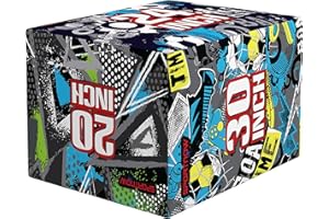 SPORTNOW 3 in 1 Plyo Box, Piattaforma Pliometrica per l'Allenamento con i Salti, Scatola Pliometrica per l'Esercizio in Casa, Palestra e all'Aperto, Multicolore