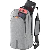Syntech Carrying Case Compatible with Steam Deck OLED/ROG Ally X/ROG Xbox Ally X/Legion Go S/Nintendo Switch 2/PS Portal, Por