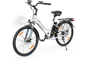 VARUN Bici Elettrica, 26'' Bicicletta Elettrica per Adulti con Batteria Rimovibile da 48V/374.4Wh, Autonomia Massima Fino a 80KM, Velocità Massima 25KM/H, 7 velocità bici elettrica Uomo/Donna
