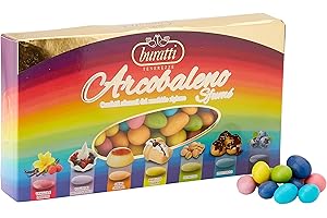 Buratti Confetti Multi Sapore e Multicolore, Tenerezze Sfumè Arcobaleno - 1000 g
