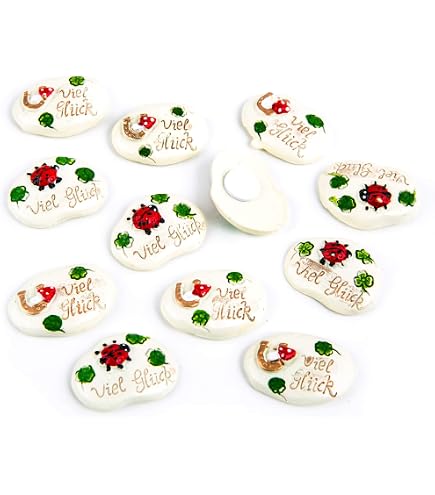 Logbuch-Verlag Silvester Deko 16 Goldene Hufeisen 4 Cm – Glücksbringer Für Tischdeko & Geschenke