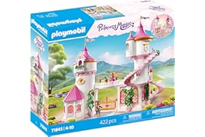 PLAYMOBIL | Princess Magic | Castello delle Principesse con coppia reale | Giocattolo della principessa | Set di gioco castello | Giocattolo da favola per bambini dai 4 anni in su | 71845