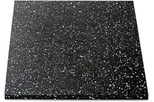 FLOORDIREKT Tapis anti-vibration 60 x 60 cm, Fabriqué en Allemagne, Pour machine à laver, sèche-linge, etc., Peut être découpé, (60 x 60 x 1,0 cm)