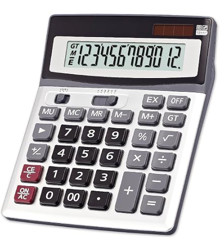 Calculatrice De Bureau Mengshen 14 Chiffres - Double Alimentation Solaire/Batterie, Écran LCD - Or