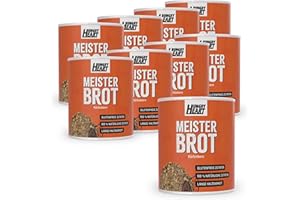 ‎HUNGRY HEART Hungry Heart - Frisches Kürbiskernbrot 9 x 480gr | Glutenfreies Brot mit 100% Natürlichen Zutaten | 4 Jahre haltbar | Snack Dosenbrot