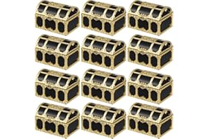 TOYANDONA 12 Stück Piraten-Schatztruhen Kunststoff Aufbewahrungsboxen Für Süßigkeiten Schatztruhe Spielzeug Vintage-Requisiten Dekorationen Gastgeschenke