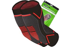 aZengear Gomitiera di Compressione per Supporto Gomito (2 Pezzi), Tutore Epicondilite Gomito per Uomo e Donne, Sollievo dal Dolore Articolare per Tendinite, Artrite, Golf, Tennis, Fitness (M)