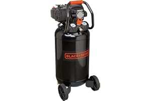 Black & Decker BD 227/50V NK 10 Bar Compressor, 2 HP Motor, 50 L Tank, 220 l/min Air Flow, Vertical