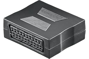 Goobay 50771 Adattatore Scart, Nero