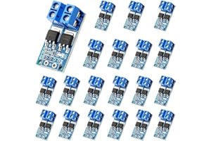 Youmile 20 pcs MOS Switch Drive Module 15A Dual High-Power 400W MOS FET Trigger Switch Drive Module 0-20KHz PWM Adjustment Electronic Switch Control Board DC 5V-36V Motor Speed Controller