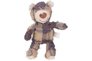 Srliya Juguete para Perros Chillón, Juguete de Peluche Irrompible para Perros, Oso Robusto Indestructible para Mascotas (Púrpura)