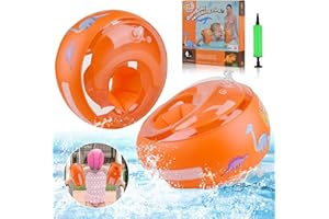 ‎ARIEL-GXR Schwimmflügel, Schwimmflügel Kinder 1 2 3 4 5 6 Jahre, Schwimmhilfe ab 1-6 Jahr mit 3 Unabhängigen Airbags, Swimsafe Gerät Kinder, Empfohlenes Gewicht 6-20kg, Schwimmflügel Baby für Mädchen Jungen