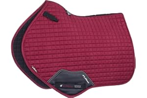 LeMieux Close Contact Suede Square Chilli Saddle Pad, Unisex Adulto