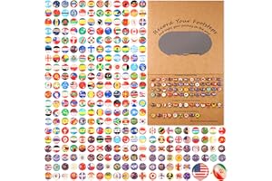 BLULU 289 Chinchetas de Banderas para Mapa Tachuelas de Bandera Nacional Pasadores de Banderas del Mundo Pines de Dibujo Creativos para Mapa Mundial Viajes Tablón de Anuncios Oficina