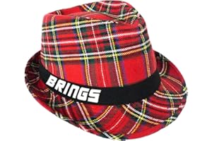 Makotex BRINGS Original Hut Mütze Karo Karneval Köln Band Fan Artikel Fasching