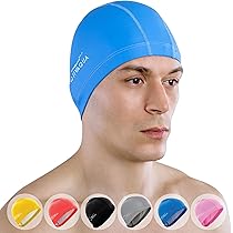 3er Pack Stoff-Badekappen - Weiche Schwimmkappen Für Damen & Herren