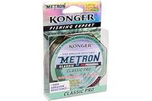 Konger Metron Classic Pro - Sedal de pesca (monofilamento, 150 m)