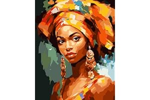 DIAMOND PAINTING FAN HOUSE Fan House Pintar por Numeros Adultos, DIY Pintura por Números, Kit de Pintura al óleo de Lienzo DIY para con Pinceles, Paint by Numbers Pigmento Acrílico 40 x 50cm,sin Marco