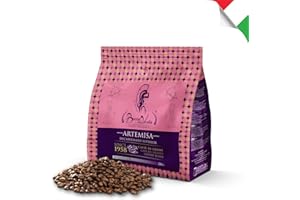 BOCCA DELLA VERITA Caffe in Grani Italiano Idea Regalo Aroma ARTEMISA Caffè Decaffeinato in Grani 1 Sacco da 250 g Caffe in Chicchi Tostato Naturalmente e Artigianalmente, Rainforest e UTZ