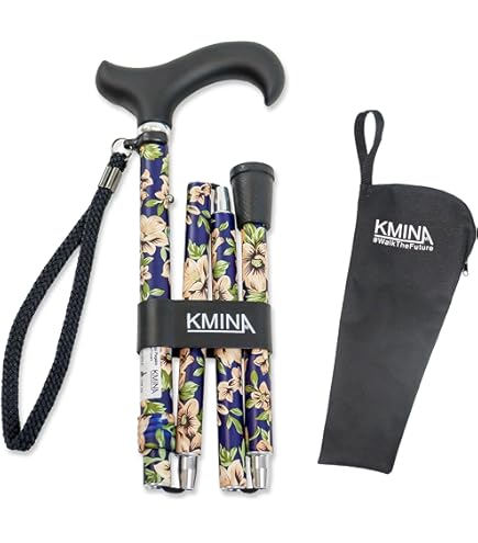 2er Set Gehstock Mit LED Licht Spazierstock Teleskop Gehhilfe Höhenverstellbar E - Foto 10