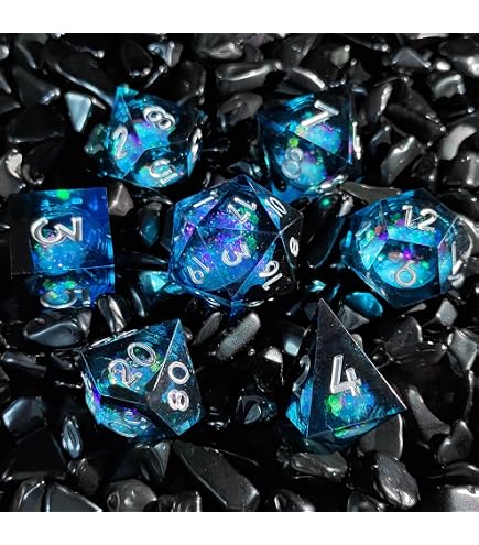Dés Pathfinder Q-Workshop - Lot De 7 Dés Multicolores Pour Jeux De Rôle