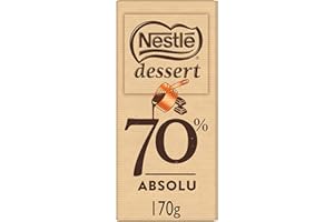 Nestlé Dessert - Chocolat Noir Absolu à Pâtisser - tablette de 170g