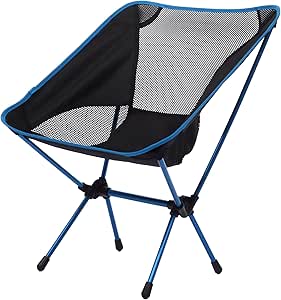 Teamyy Ultraleicht Karpfenstuhl Angelstuhl Anglerstuhl Klappstuhl Campingstuhl Profi Angeln Hellblau Klein