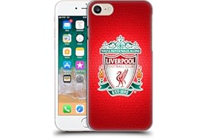 Head Case Designs sous Licence Officielle Liverpool Football Club Rouge Pixel 1 Crête 2 Coque Dure pour l'arrière Compatible avec Apple iPhone 7/8 / SE 2020 & 2022