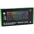 Razer BlackWidow V3 Tenkeyless (Green Switch) - Compact Mechanical Gaming Keyboard (Clicky Mechanical Switches, Compact Form 