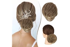 RUWISS Treska długa, cienka, gładka treska, treska, prawdziwe włosy, eleganckie włosy, przedłużenie włosów dla kobiet, 25 g