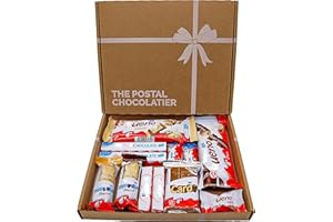 Chocolate Bueno Gift Box Hamper, Letter Box Friendly, Perfect for Presents, Surprises and Special Occasions, Bueno, Happy Hippo, Kinder Cards, The Postal Chocolatier