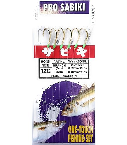 Amo Da Pesca PRO SABIKI 8G WYVK600FLR Di Yamashita - Per Pesce Hamo, Colore Argento - Foto 5