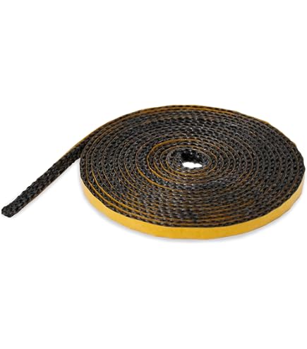 Lot De 2 Joints En Fibre Céramique Pour Poêle Haas+Sohn – 12 Cm X 0,5 Cm – Modèles 4.17, 5.17, 4.19, Etc.