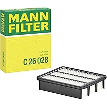 MANN-FILTER C 26 040 Air Filter Length: 253 Mm, Filter Insert