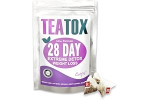 Catfit Detox Weight Loss Tea Herbal Tea, Slimming Tea 28 Days Natural Diet Tea for Cleanse