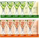 MMOOUP Collagen Essence Sheet Facial Masks, Pack of 12 Hydrating Facial Sheet Mask, Moisturizing Anti-Aging Facial Mask Packs
